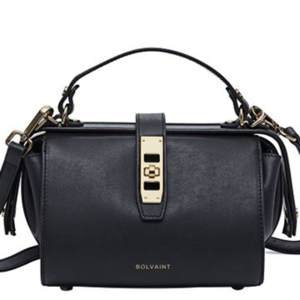 Bolvaint Paris / Eloise Noir Clasped Bag